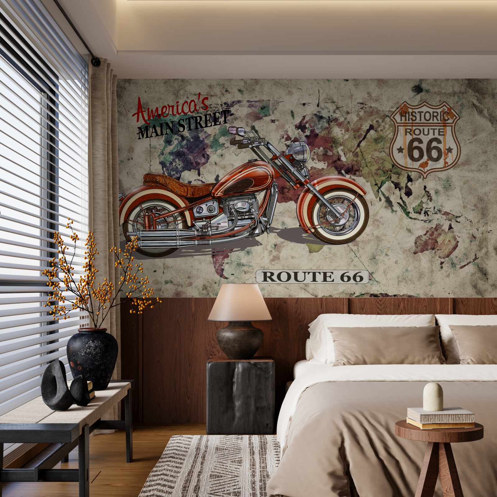 Fototapeta elegantný motocykel z Ameriky