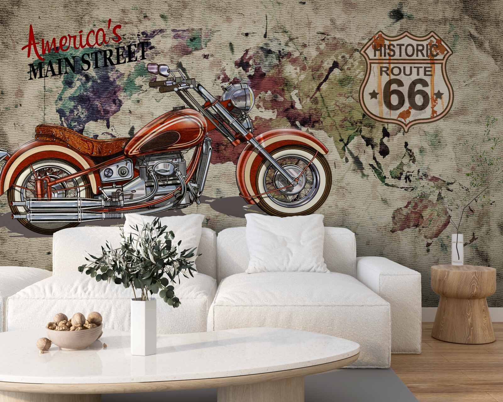 Fototapeta elegantný motocykel z Ameriky