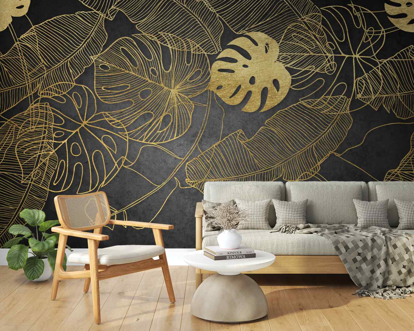 Fototapeta Monstery majú listy, ktorých obrys zodpovedá zlatému rezu