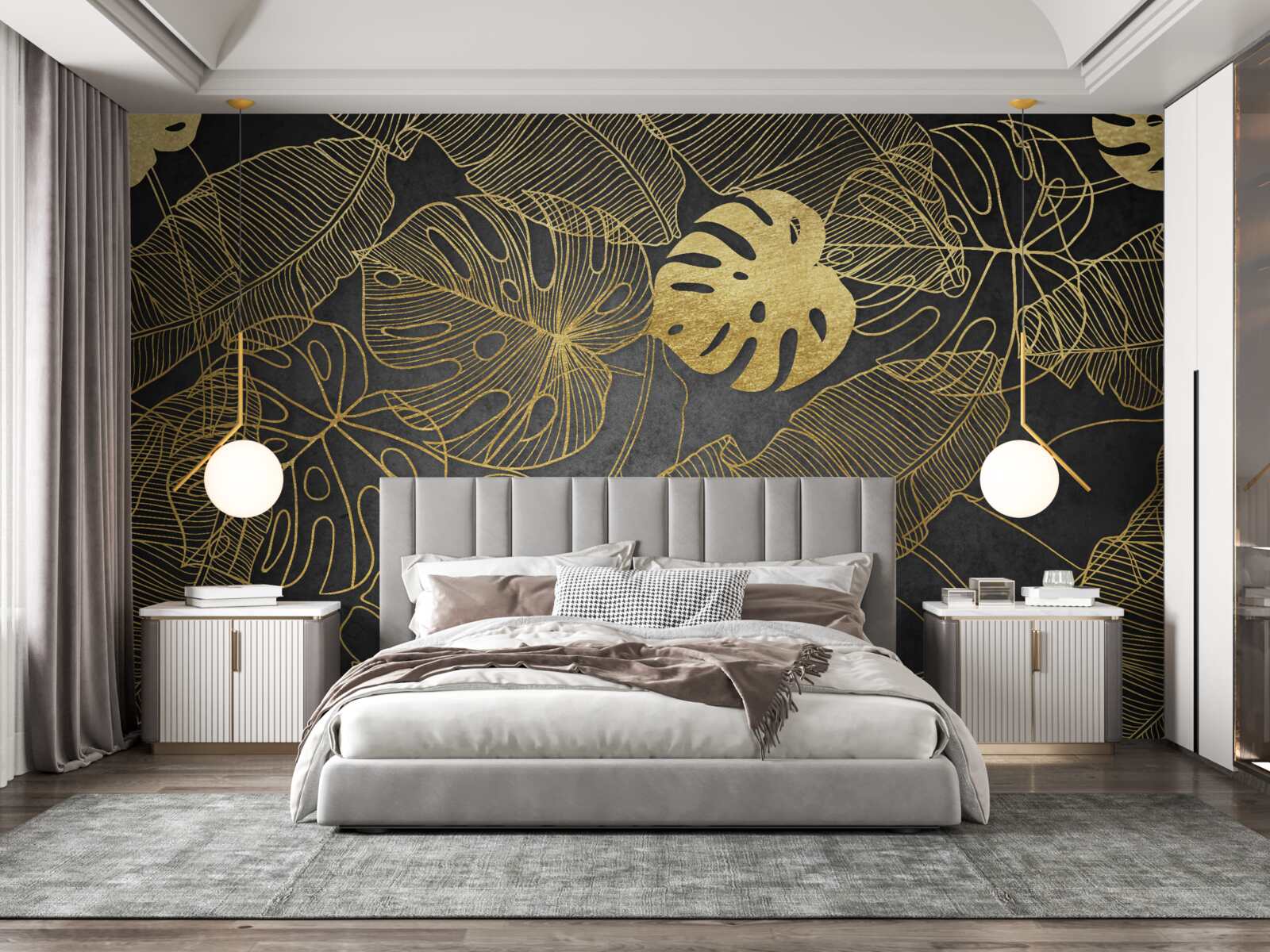 Fototapeta Monstery majú listy, ktorých obrys zodpovedá zlatému rezu