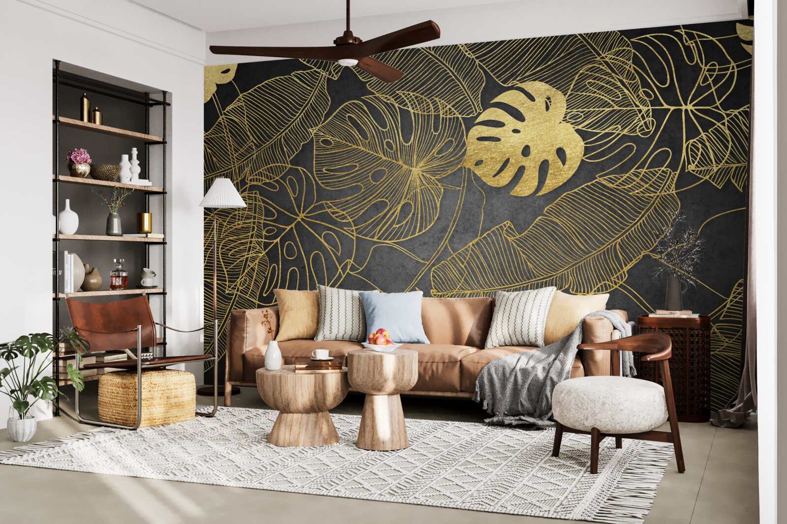 Fototapeta Monstery majú listy, ktorých obrys zodpovedá zlatému rezu