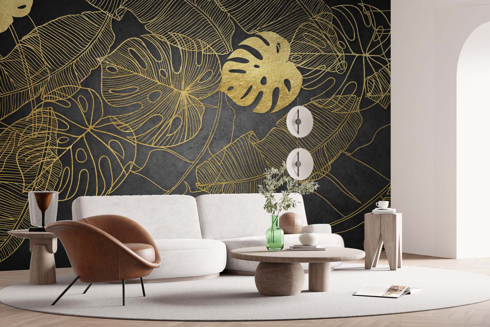 Fototapeta Monstery majú listy, ktorých obrys zodpovedá zlatému rezu