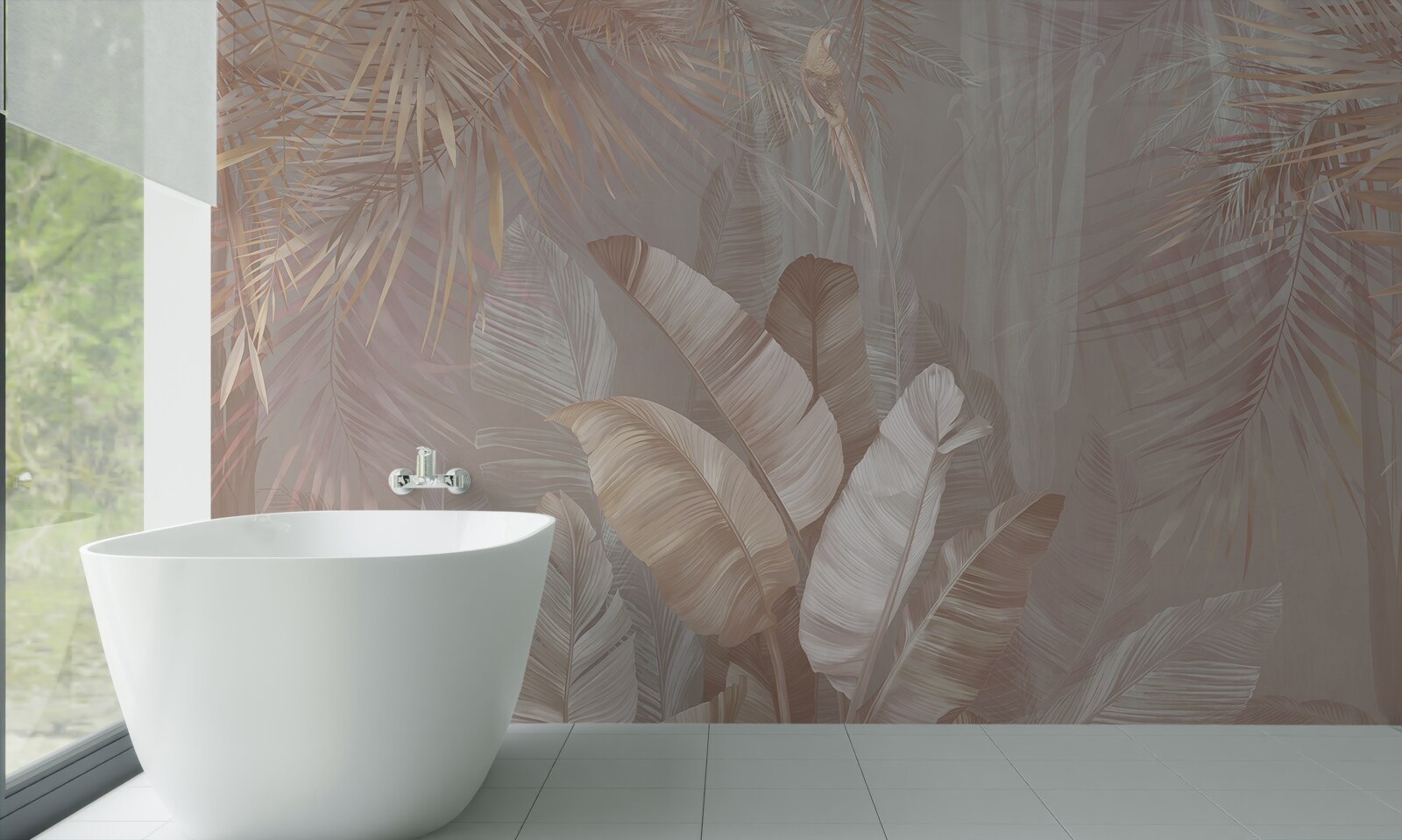 Fototapeta kytica z rôznofarebných pierok