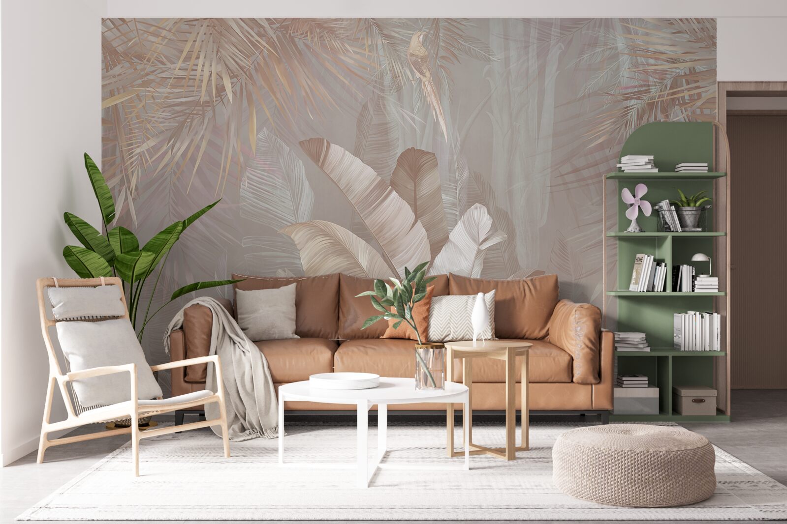 Fototapeta kytica z rôznofarebných pierok