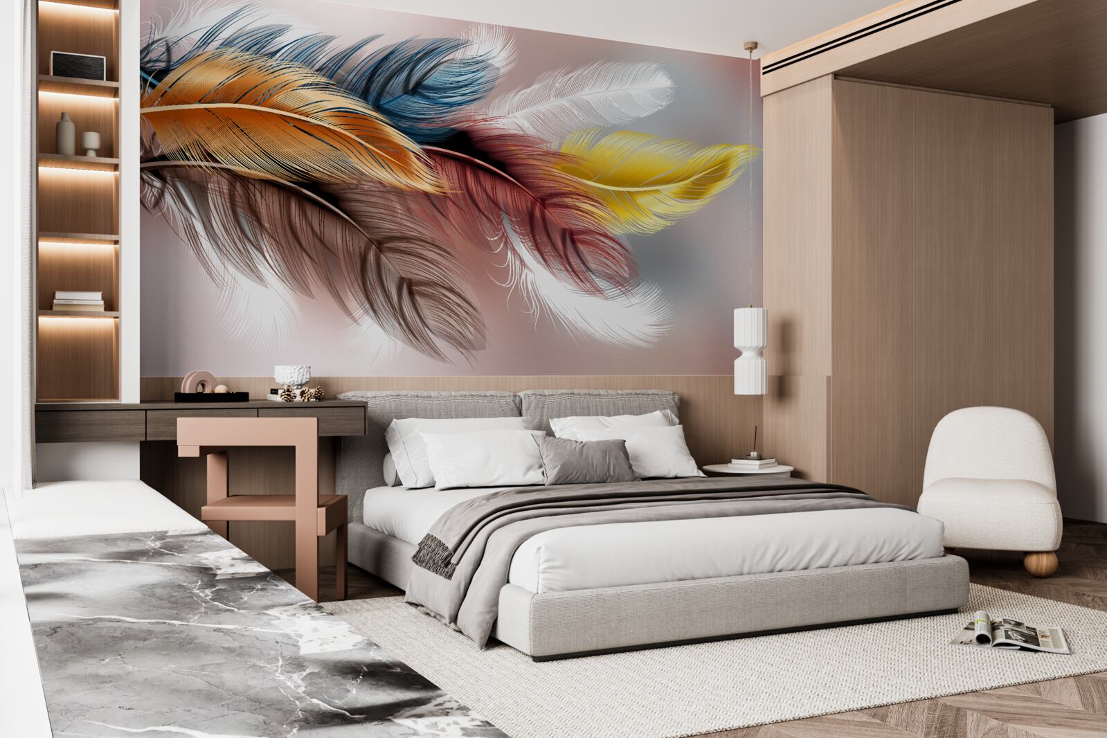 Fototapeta perie v rôznych farbách