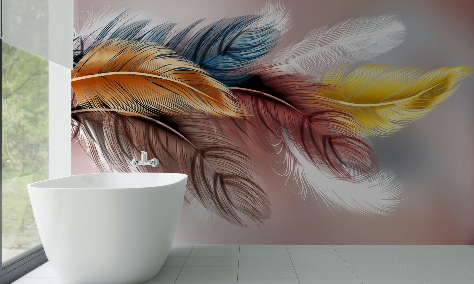 Fototapeta perie v rôznych farbách