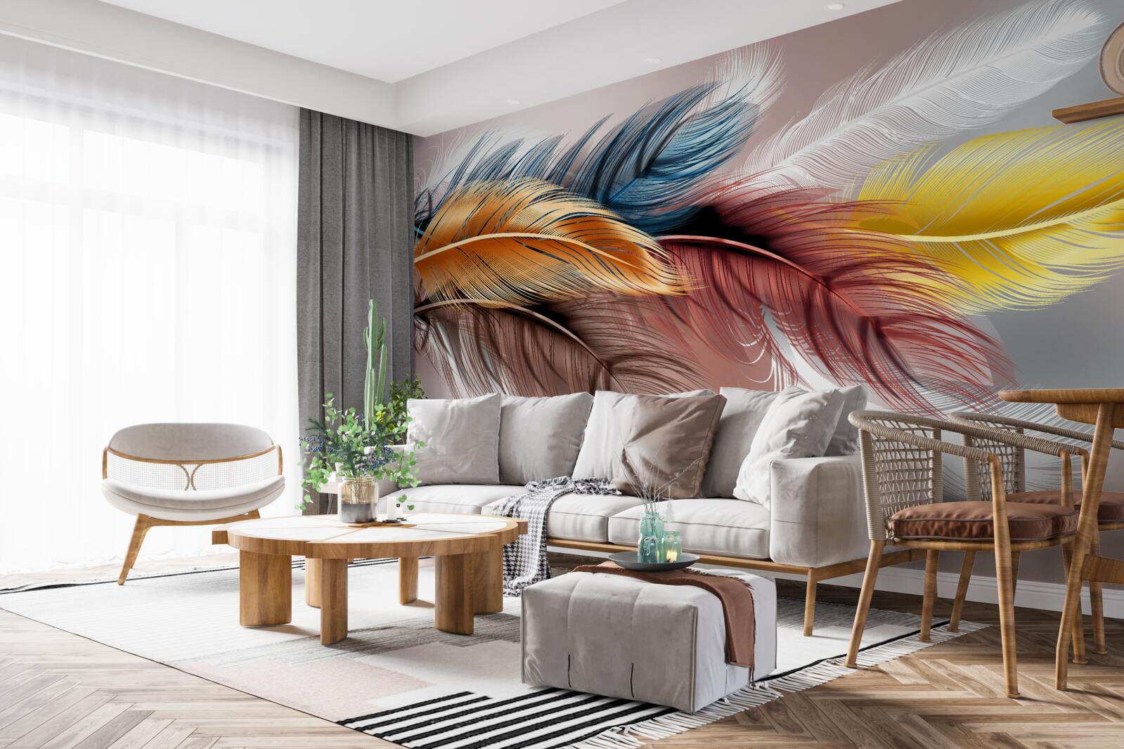 Fototapeta perie v rôznych farbách