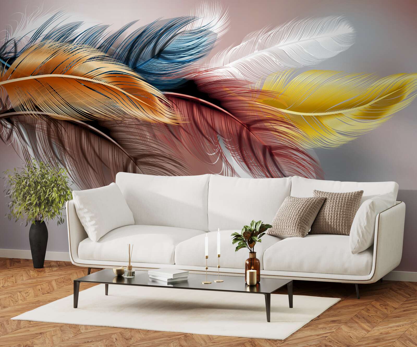 Fototapeta perie v rôznych farbách