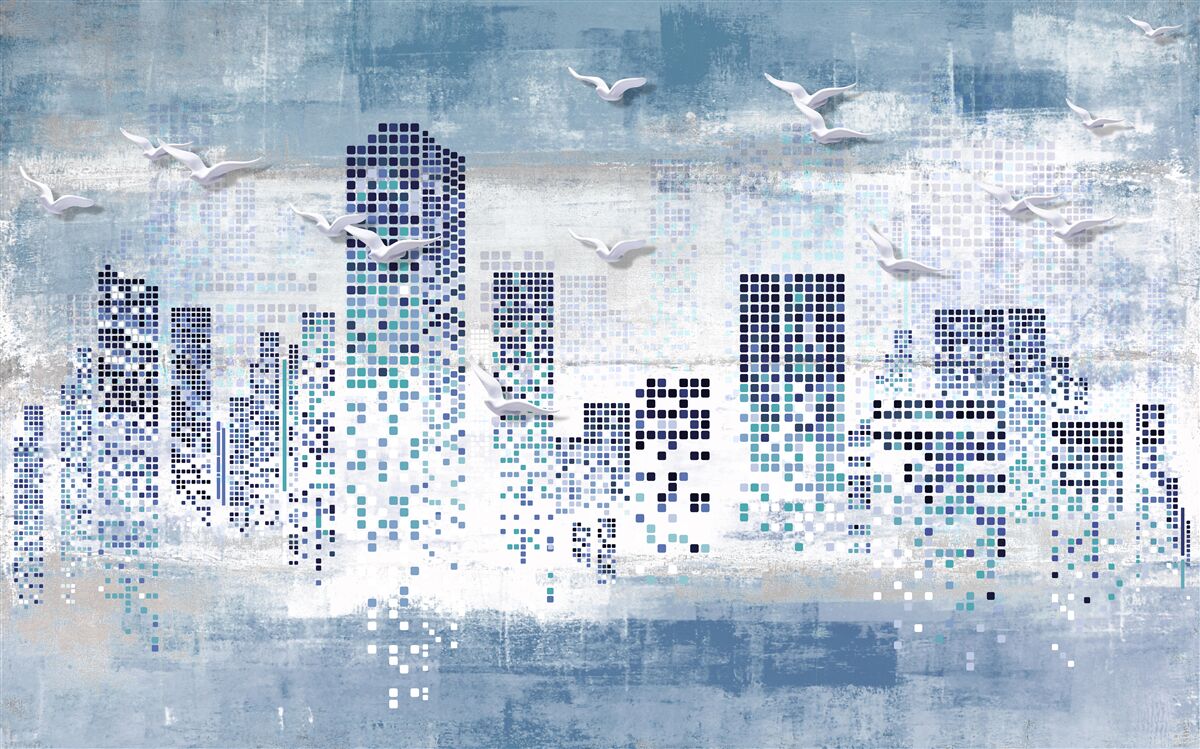 Fototapeta pixel v New Yorku