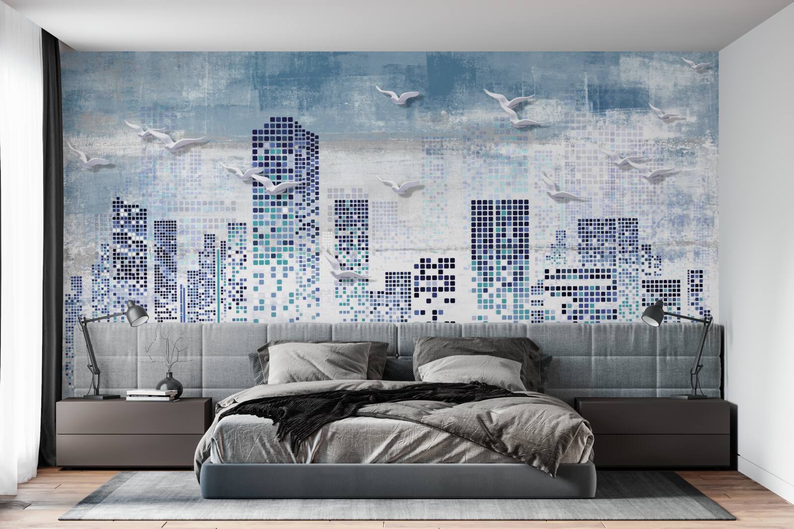 Fototapeta pixel v New Yorku