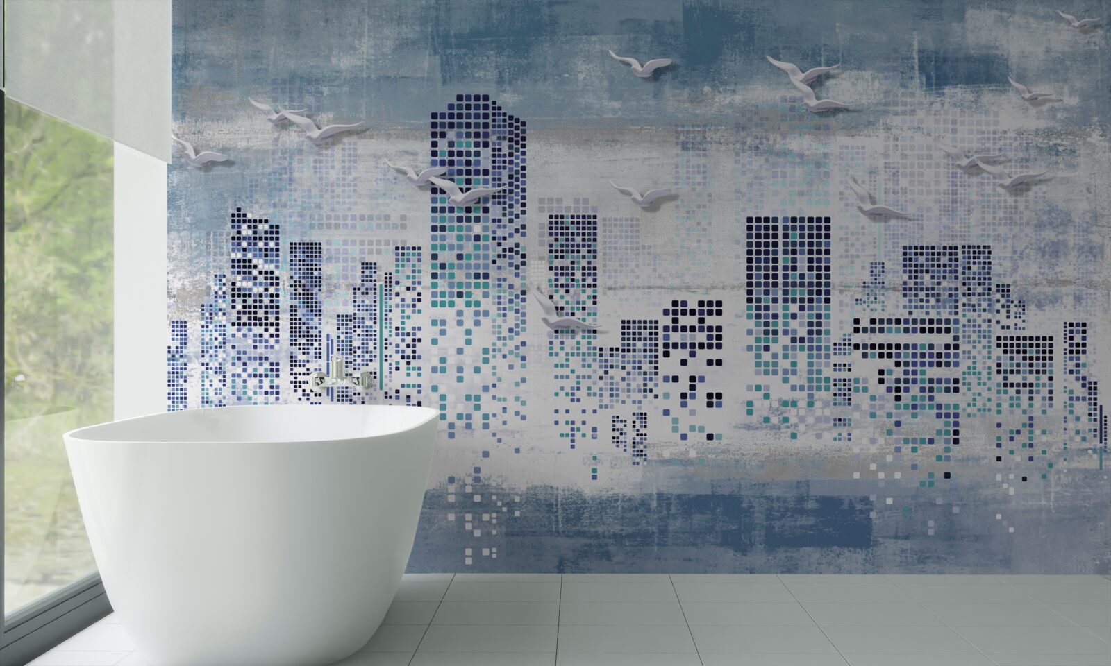 Fototapeta pixel v New Yorku