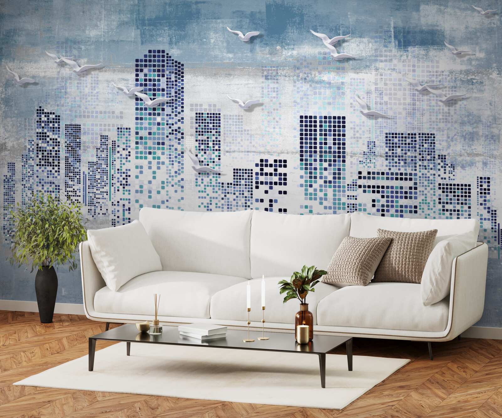 Fototapeta pixel v New Yorku