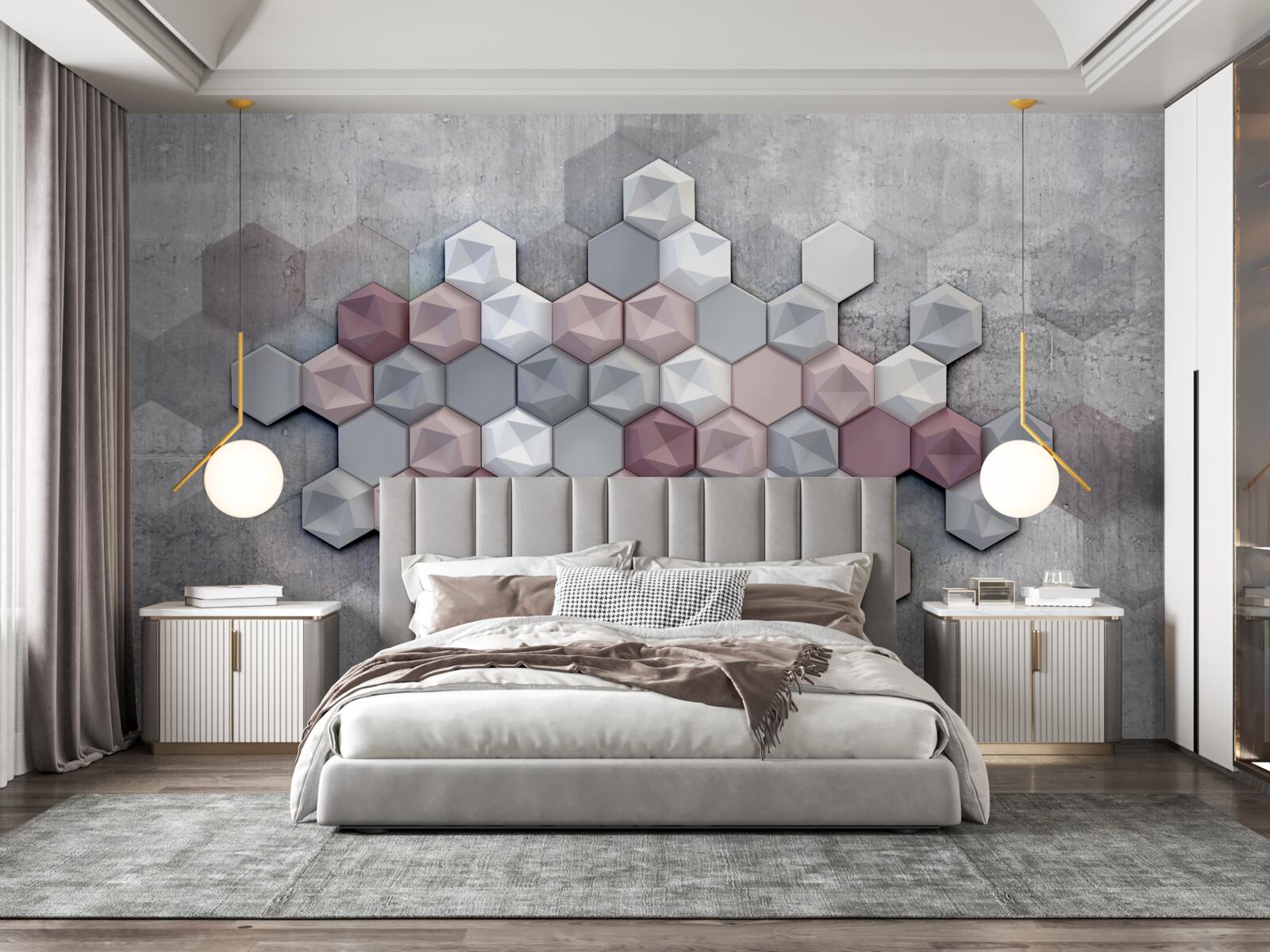 Fototapeta bunková štruktúra tvorená päťuholníkmi