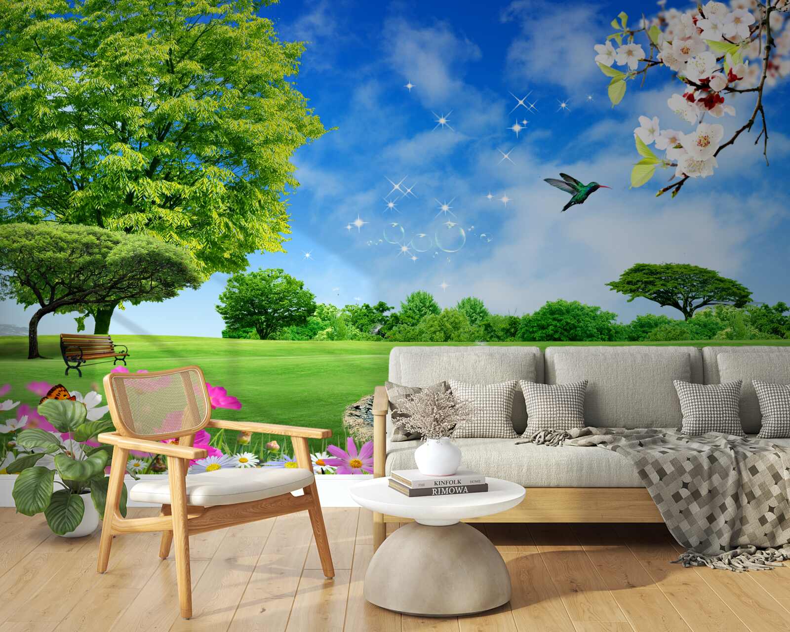 Fototapeta úchvatný panoramatický výhľad v lete