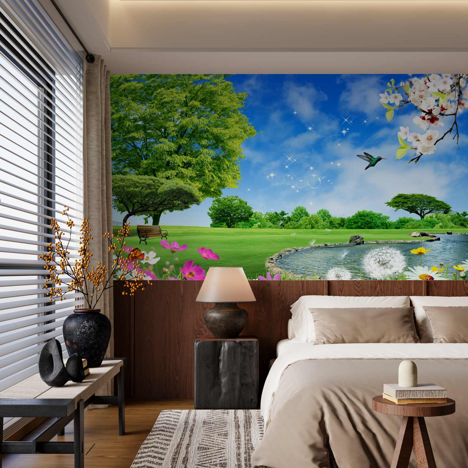 Fototapeta úchvatný panoramatický výhľad v lete