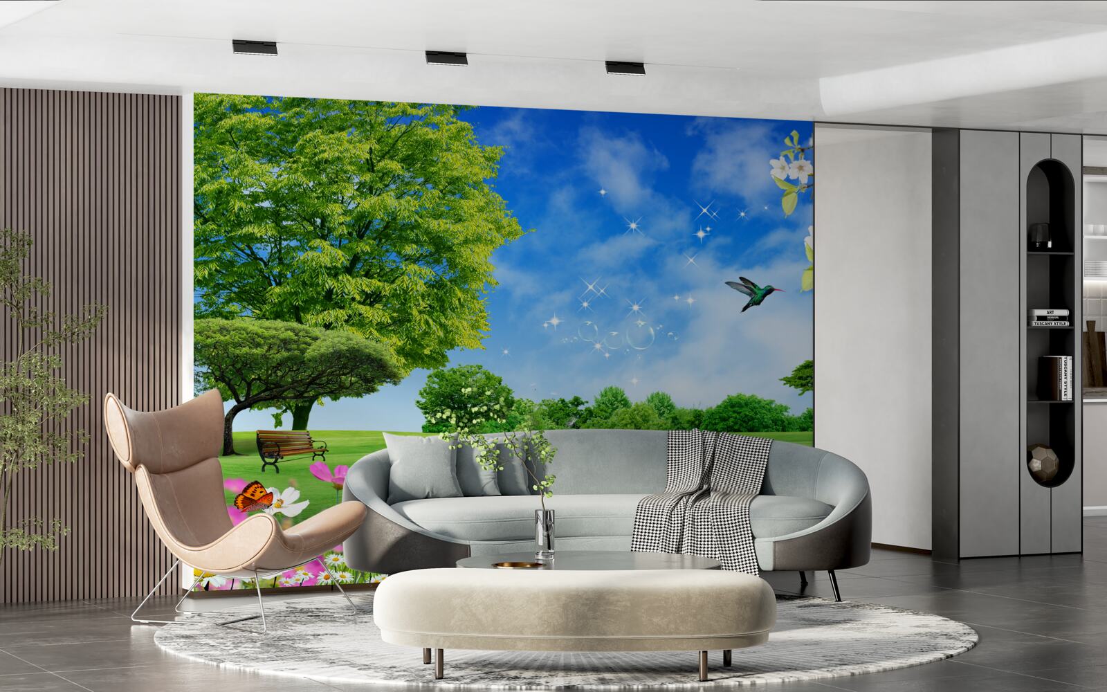 Fototapeta úchvatný panoramatický výhľad v lete