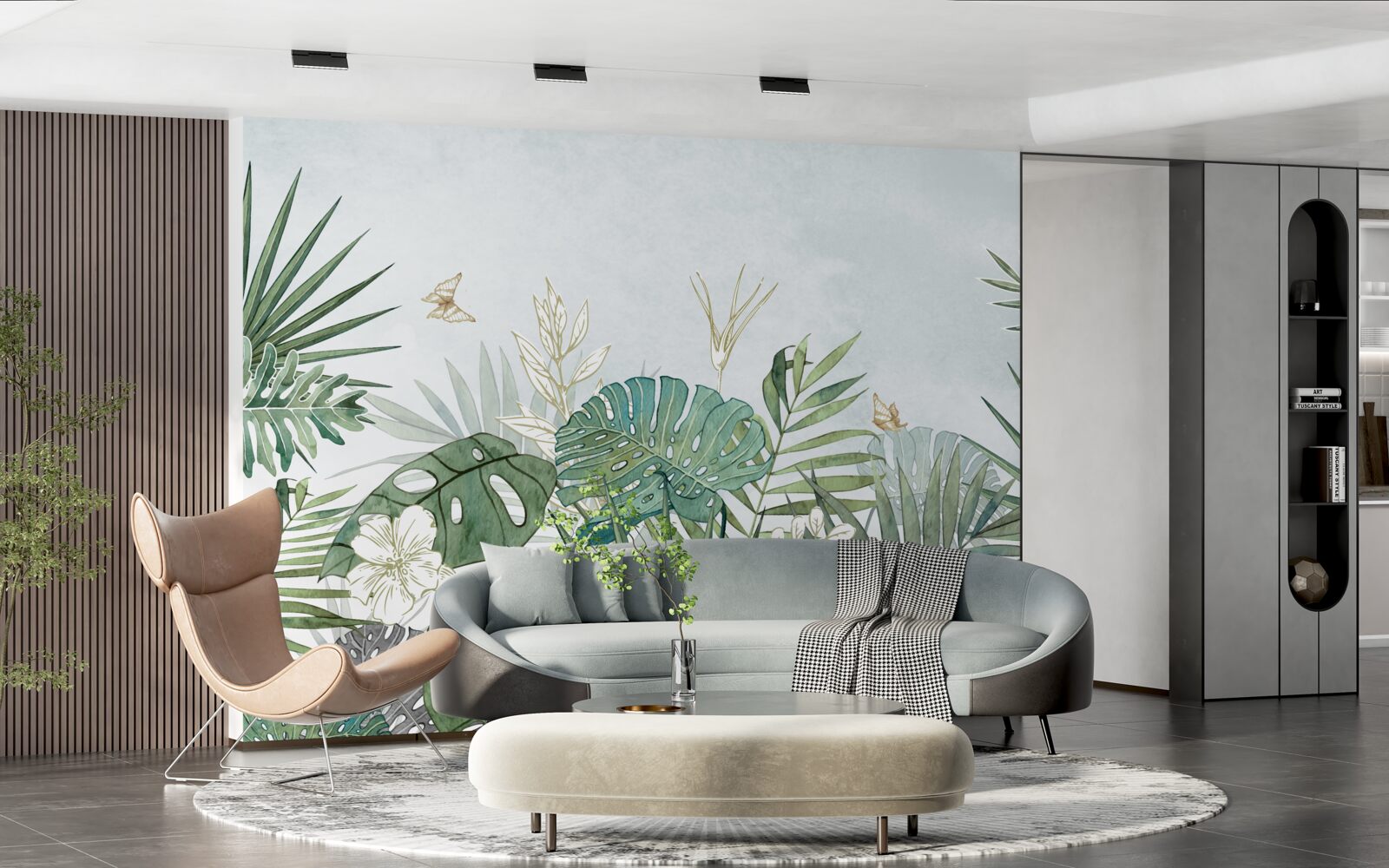 Fototapeta rozmanitosť flóry v tropickej oblasti