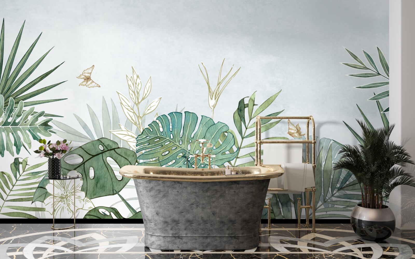 Fototapeta rozmanitosť flóry v tropickej oblasti