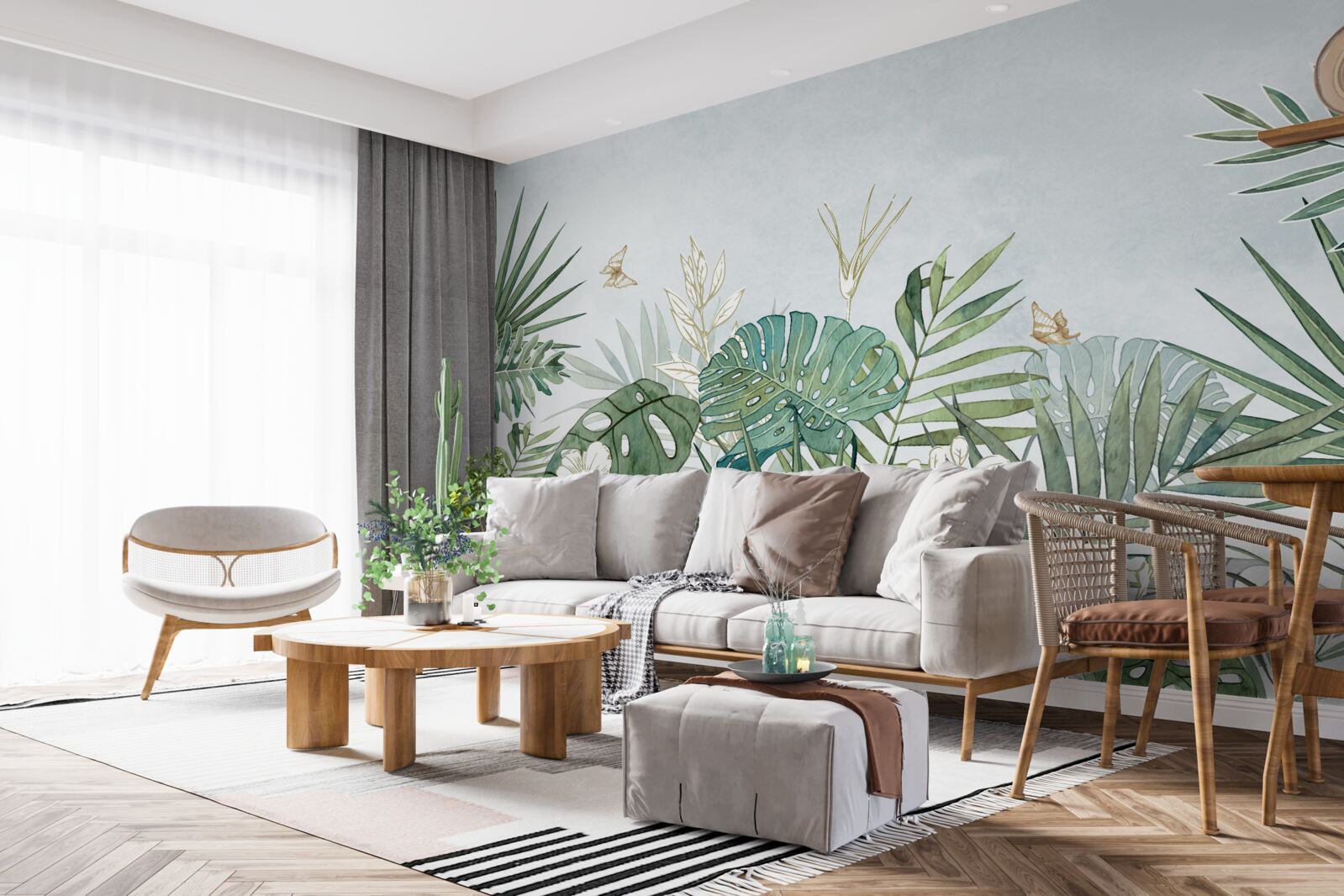 Fototapeta rozmanitosť flóry v tropickej oblasti