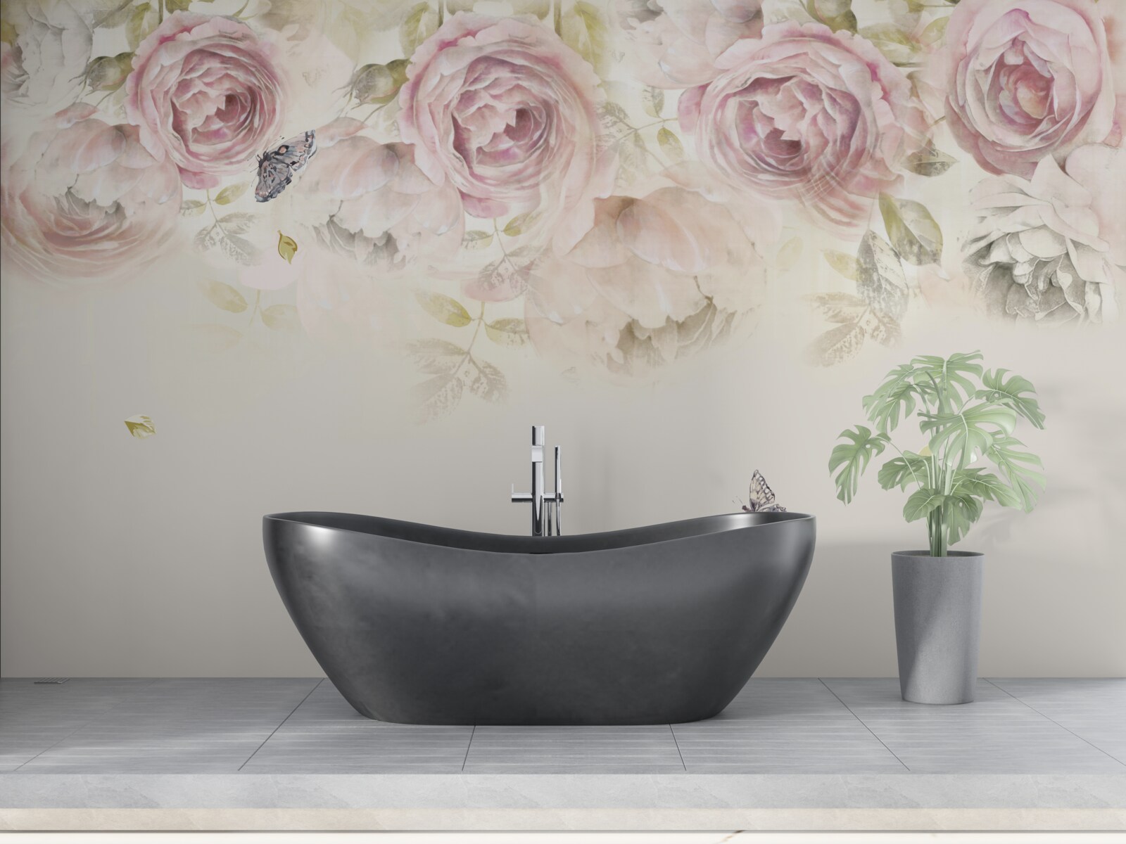 Fototapeta veniec z bohatých ruží