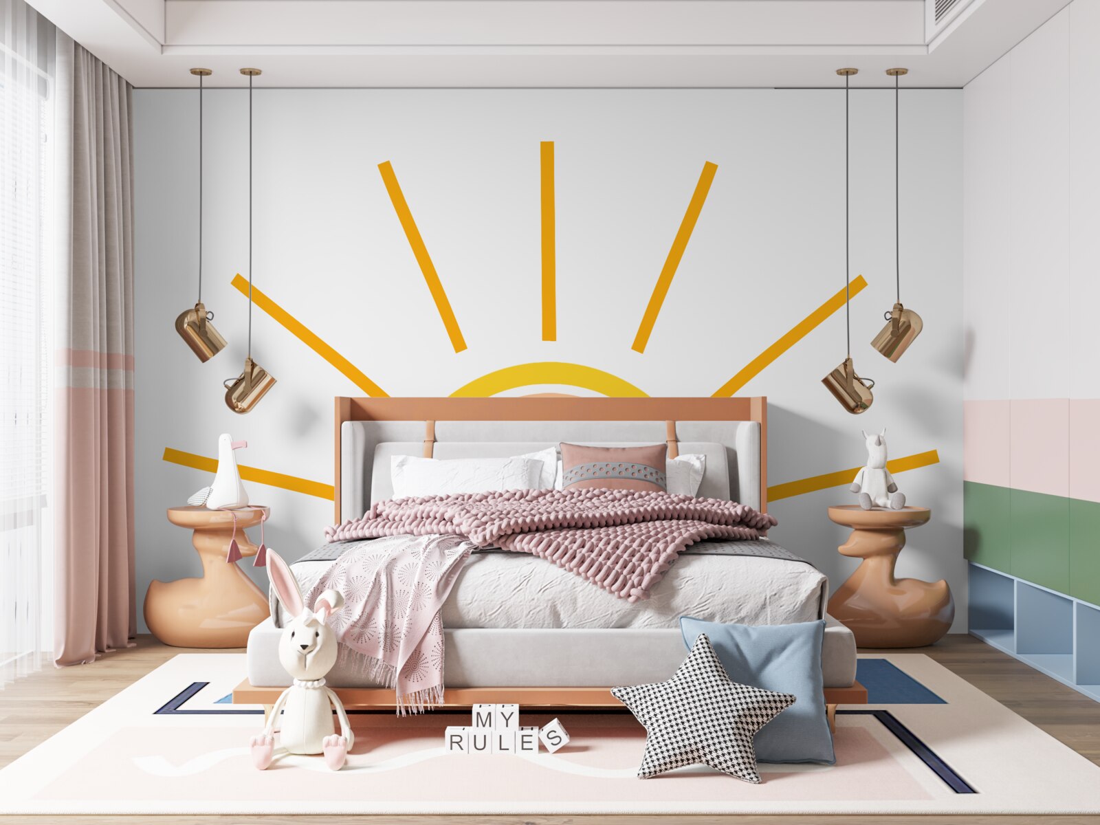 Fototapeta abstraktný obraz slnka