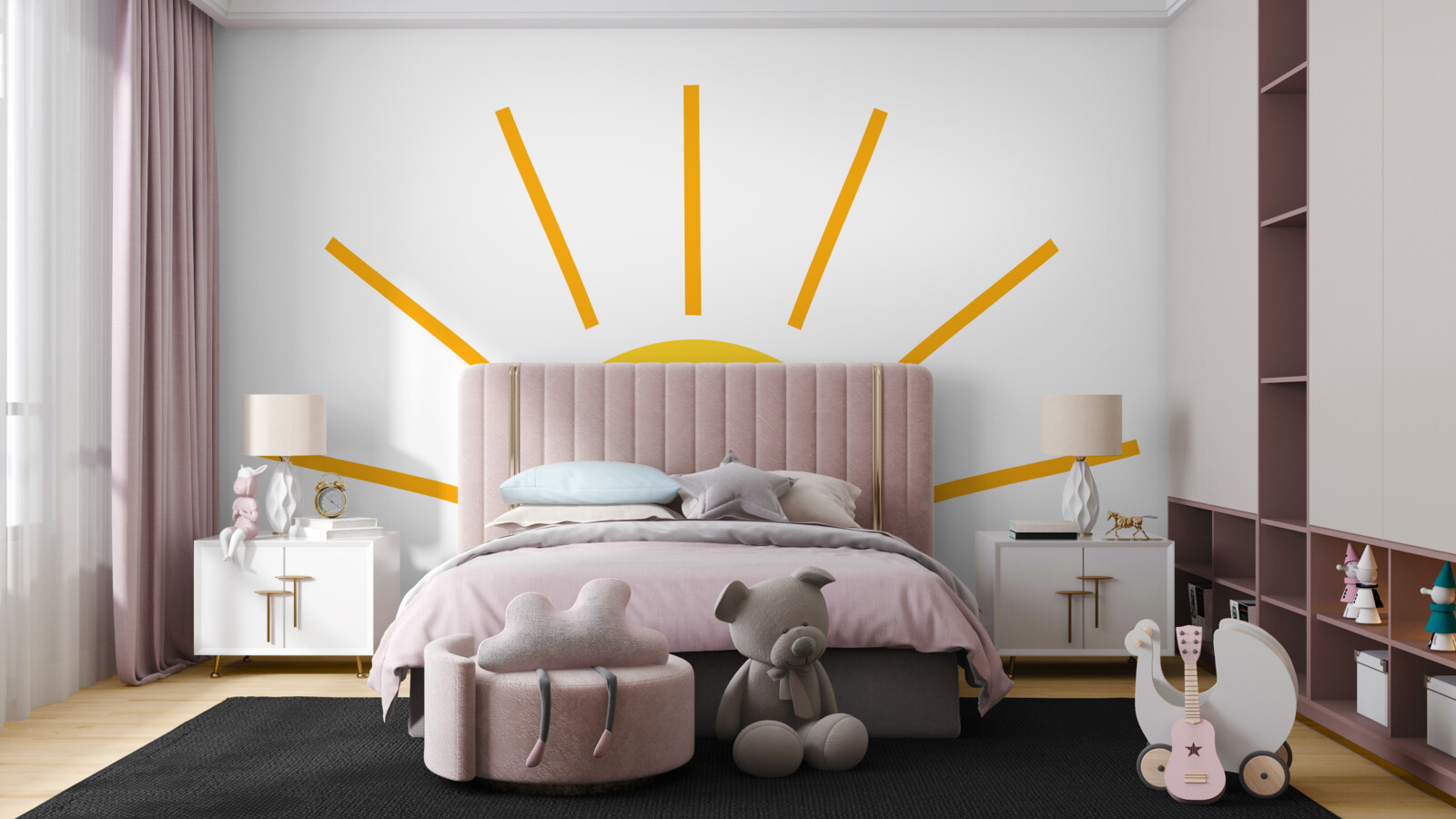 Fototapeta abstraktný obraz slnka