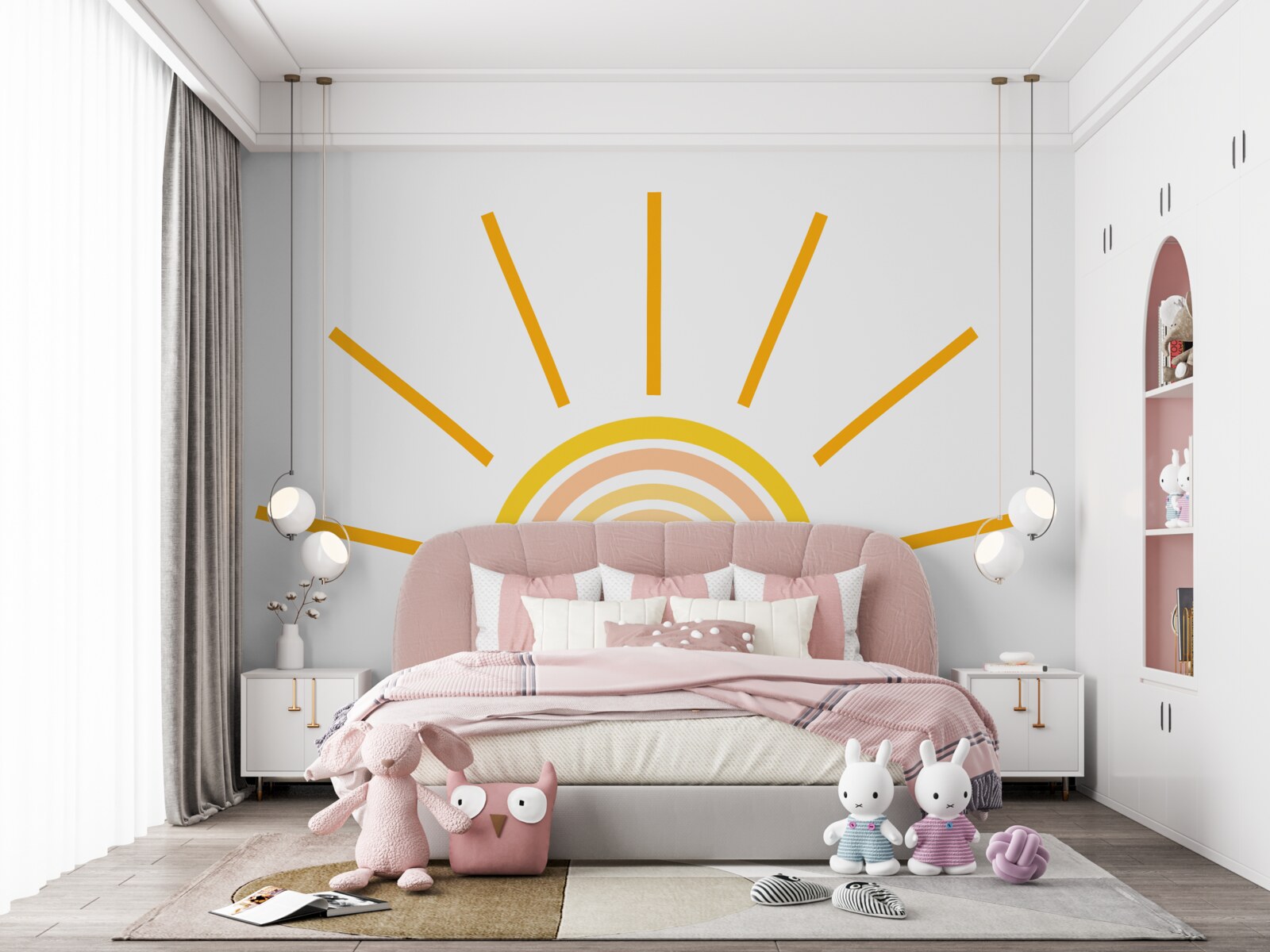 Fototapeta abstraktný obraz slnka