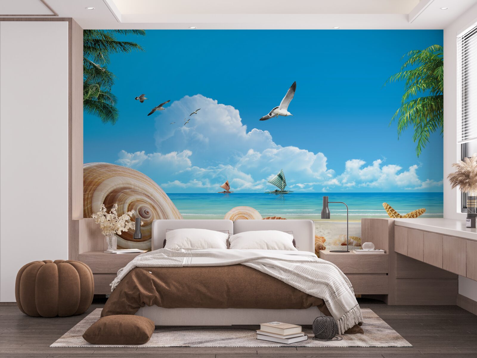 Fototapeta mušle na pobreží mora