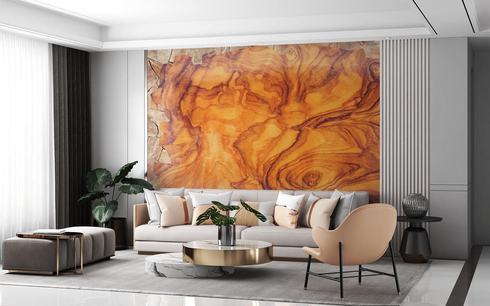 Fototapeta červeno-hnedé drevo