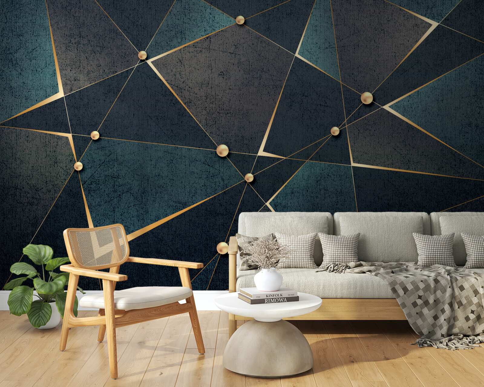 Fototapeta záblesky svetla v tmavej noci