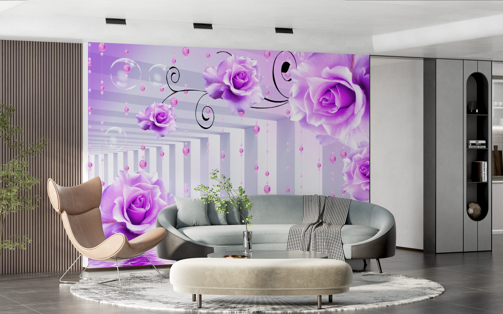 Fototapeta orgovánové ruže plávajúce na vode