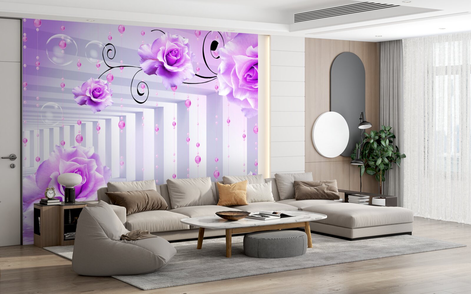 Fototapeta orgovánové ruže plávajúce na vode