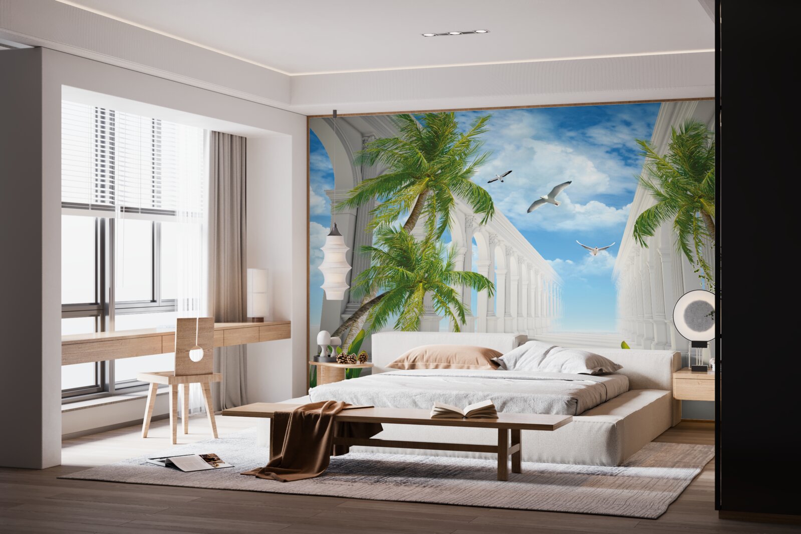 Fototapeta Snehovo biele nádherné oblúky