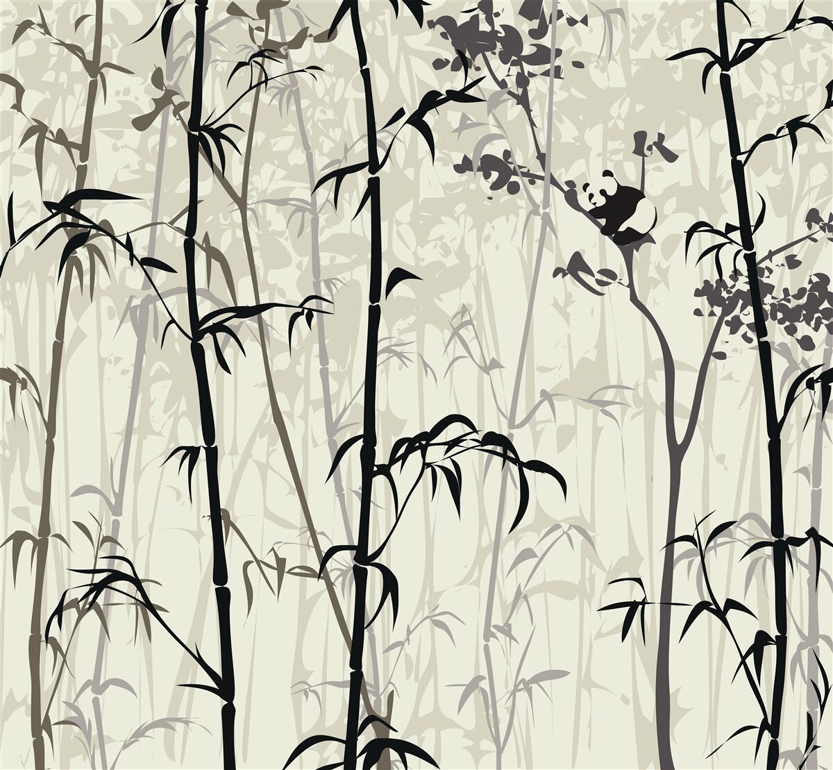 Fototapeta mláďa pandy sa skrýva v burine