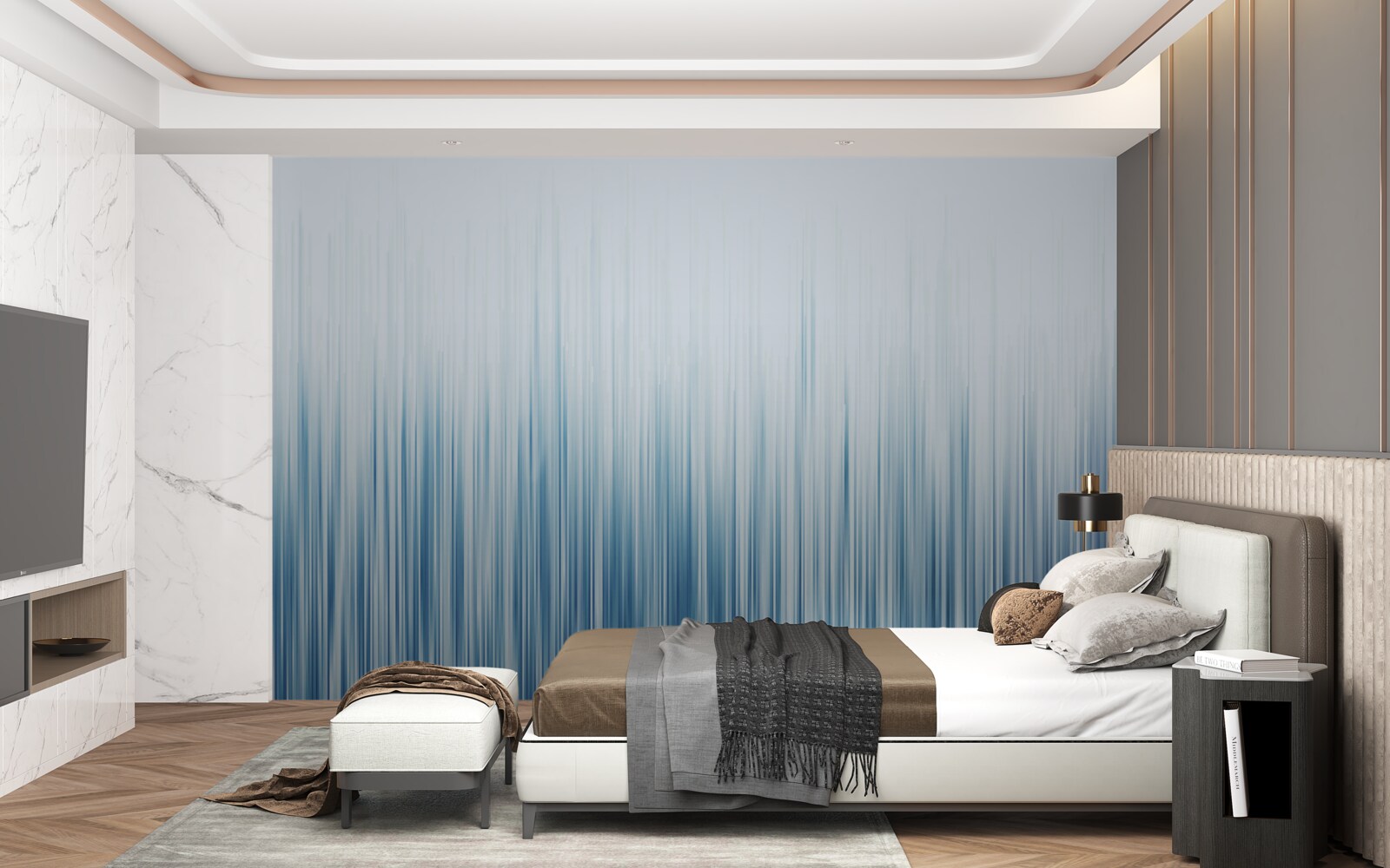 Fototapeta intenzívny lejak na celom poli