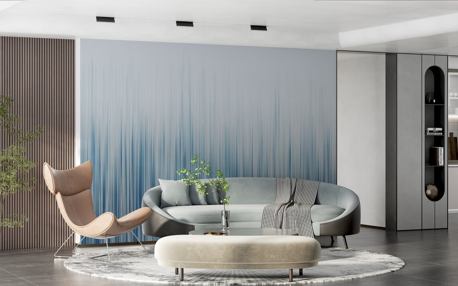 Fototapeta intenzívny lejak na celom poli