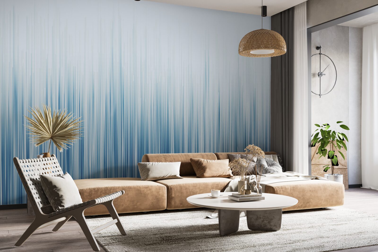 Fototapeta intenzívny lejak na celom poli