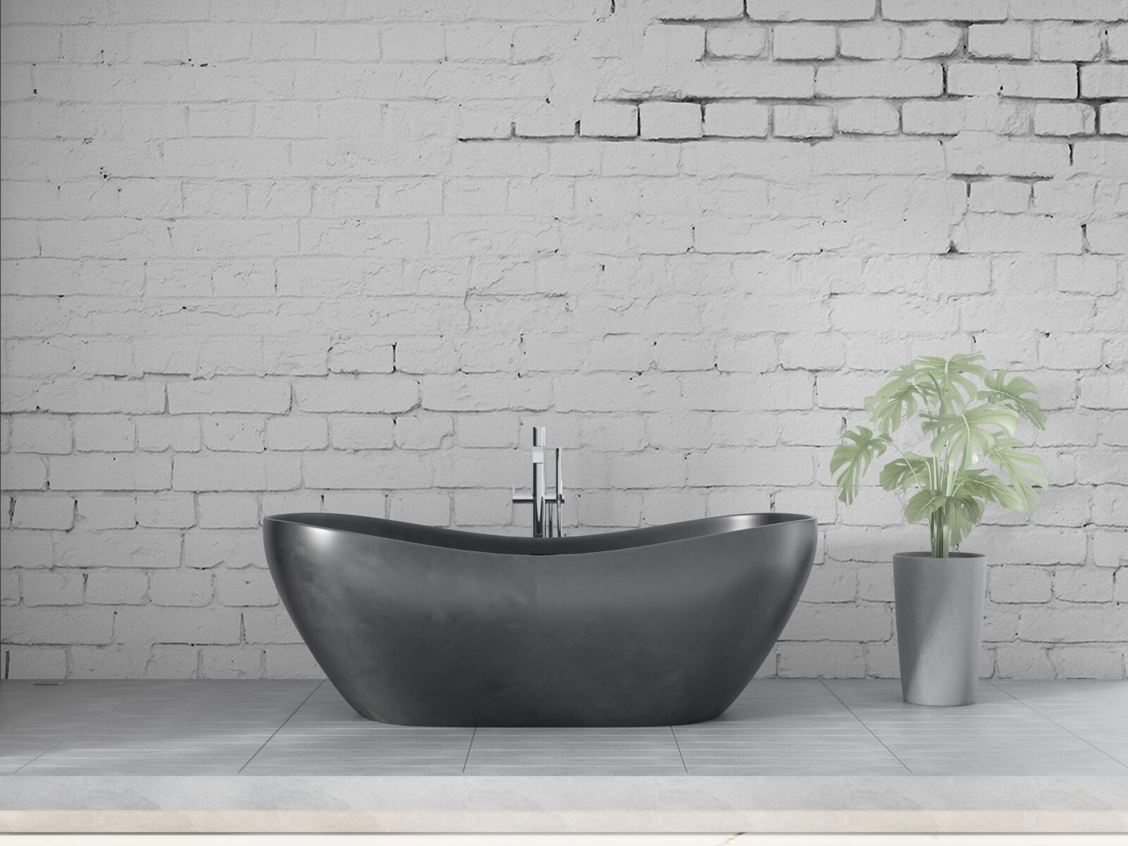 Fototapeta biela kamenná tehlová obkladová konštrukcia