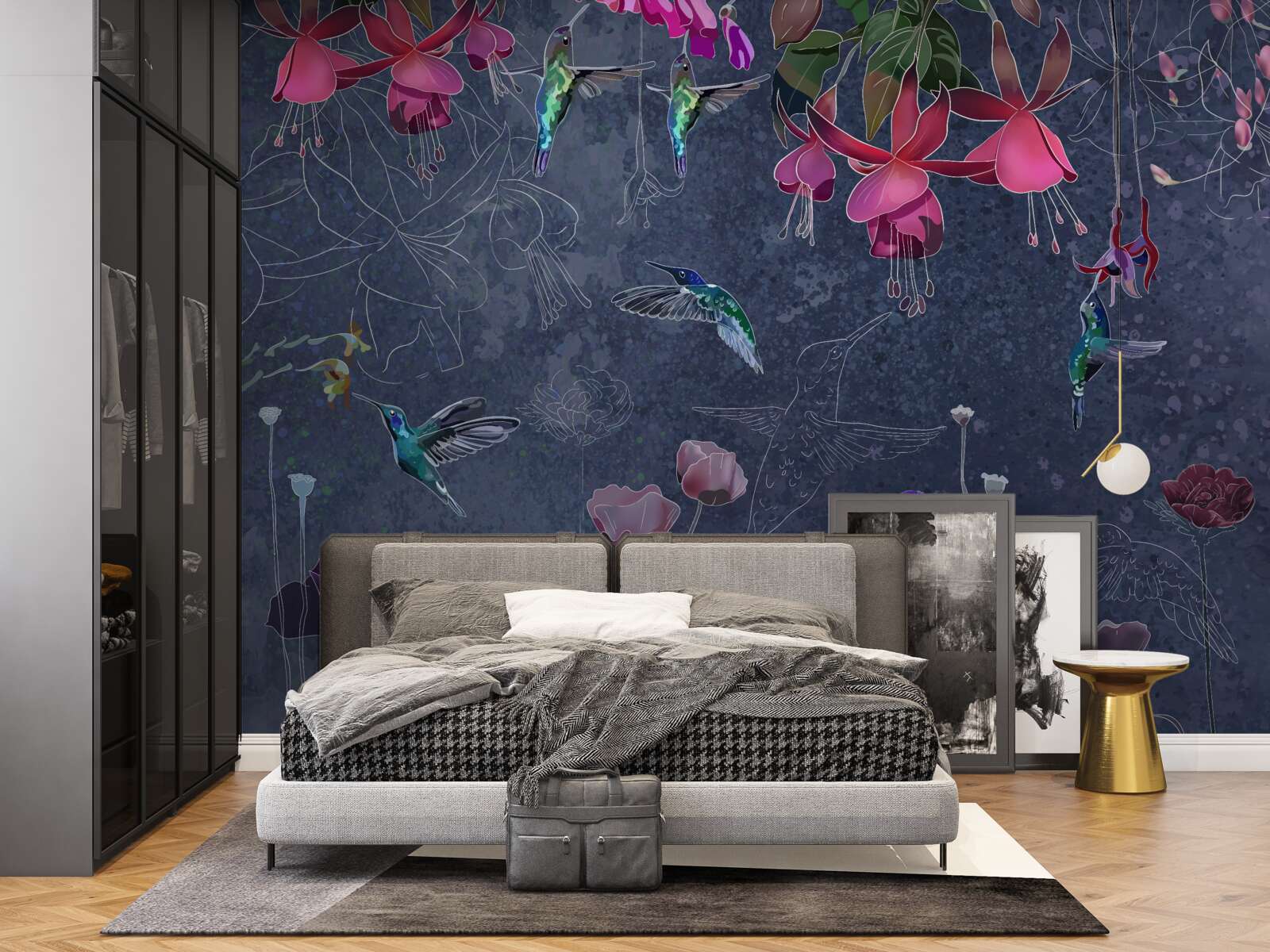 Fototapeta kvetinový nektár je nápoj pre kolibríky