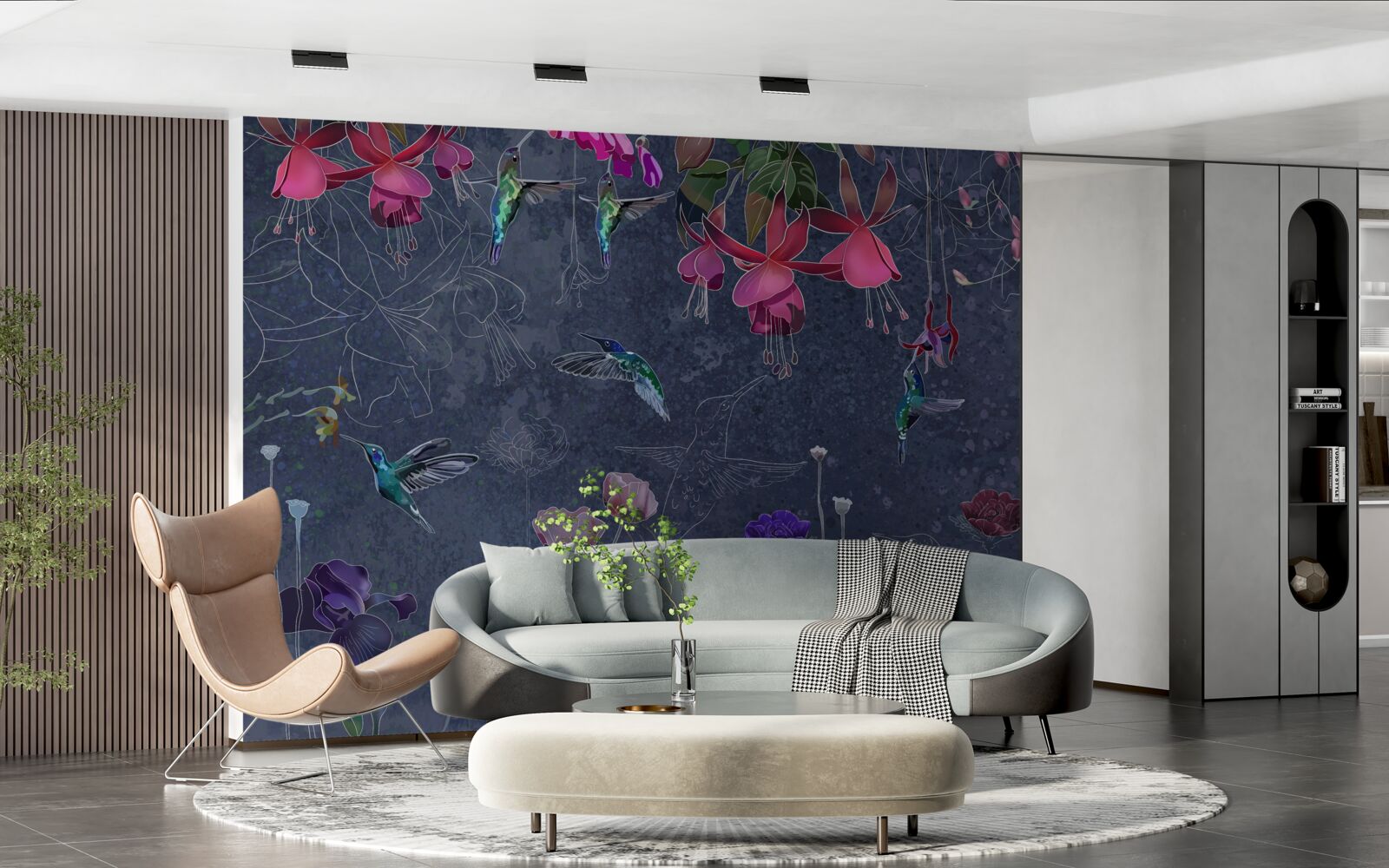 Fototapeta kvetinový nektár je nápoj pre kolibríky