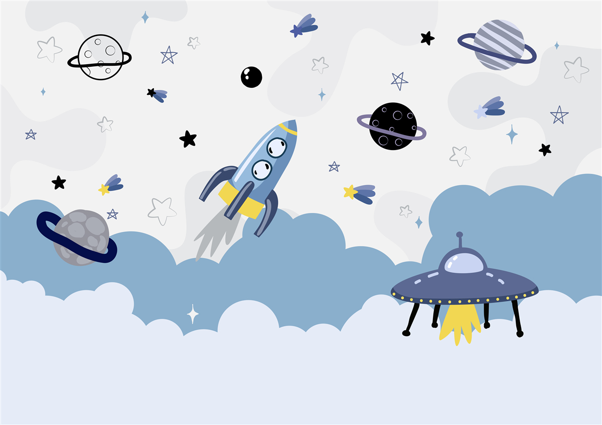 Fototapeta deti o vesmíre