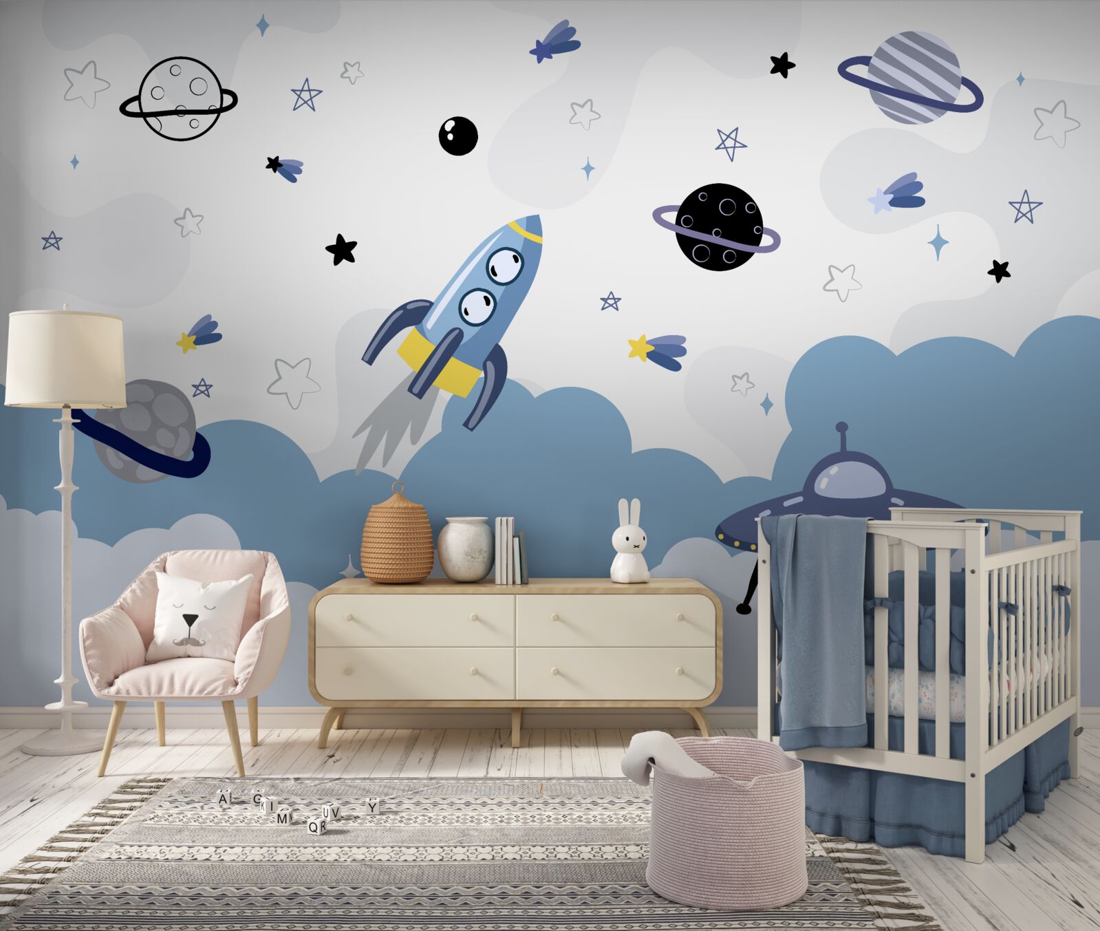 Fototapeta deti o vesmíre