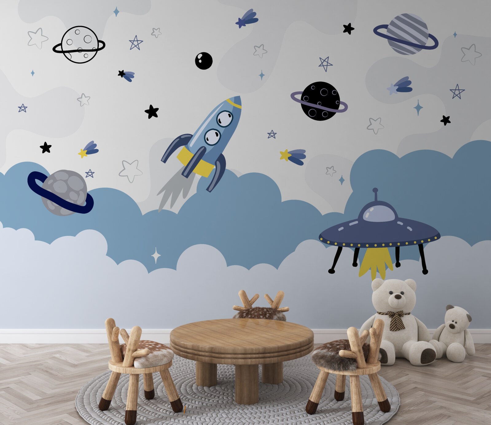 Fototapeta deti o vesmíre