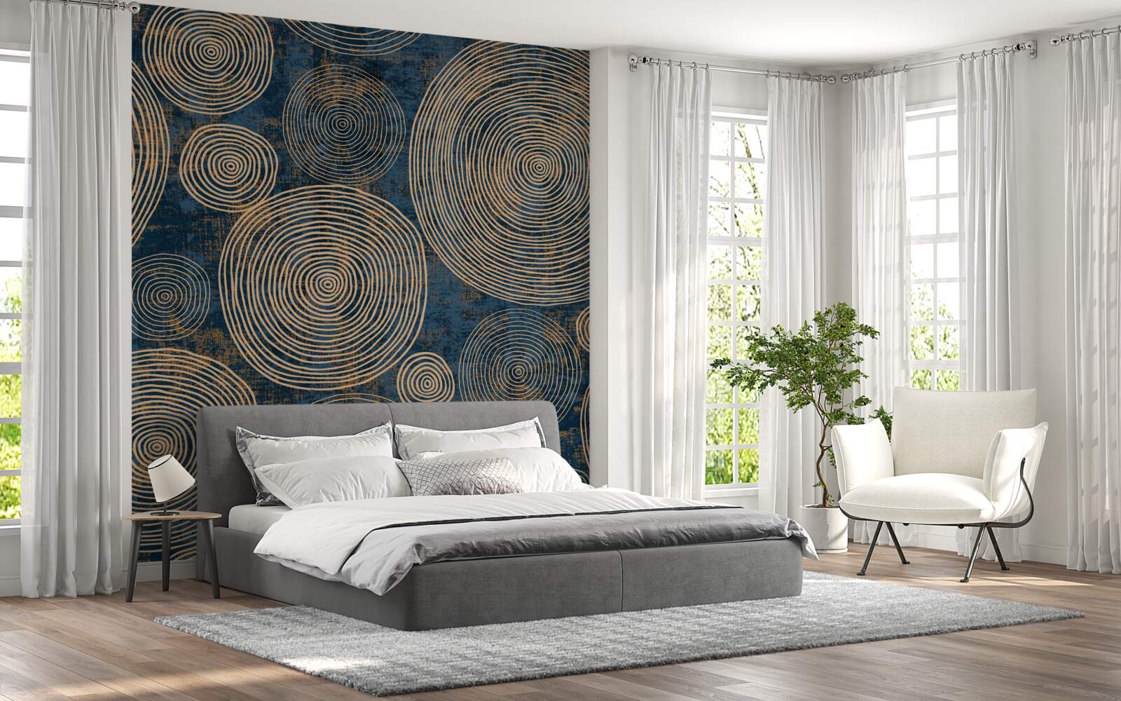 Fototapeta kolesá rôznych veľkostí, fascinujúce sledovať