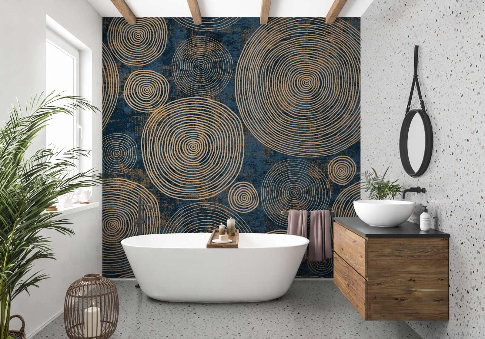 Fototapeta kolesá rôznych veľkostí, fascinujúce sledovať