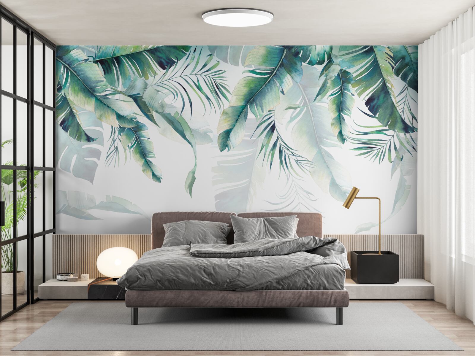 Fototapeta listy sú veľké a zelené