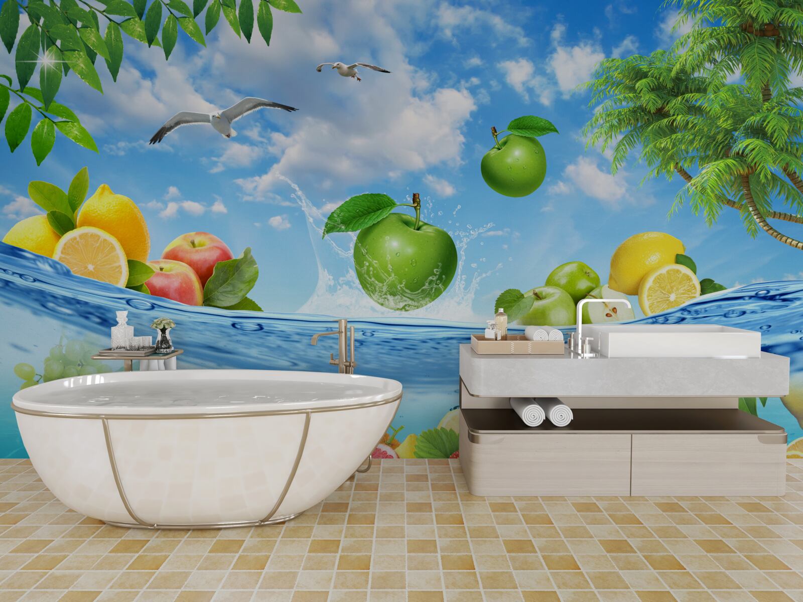 Fototapeta čerstvosť morských plodov