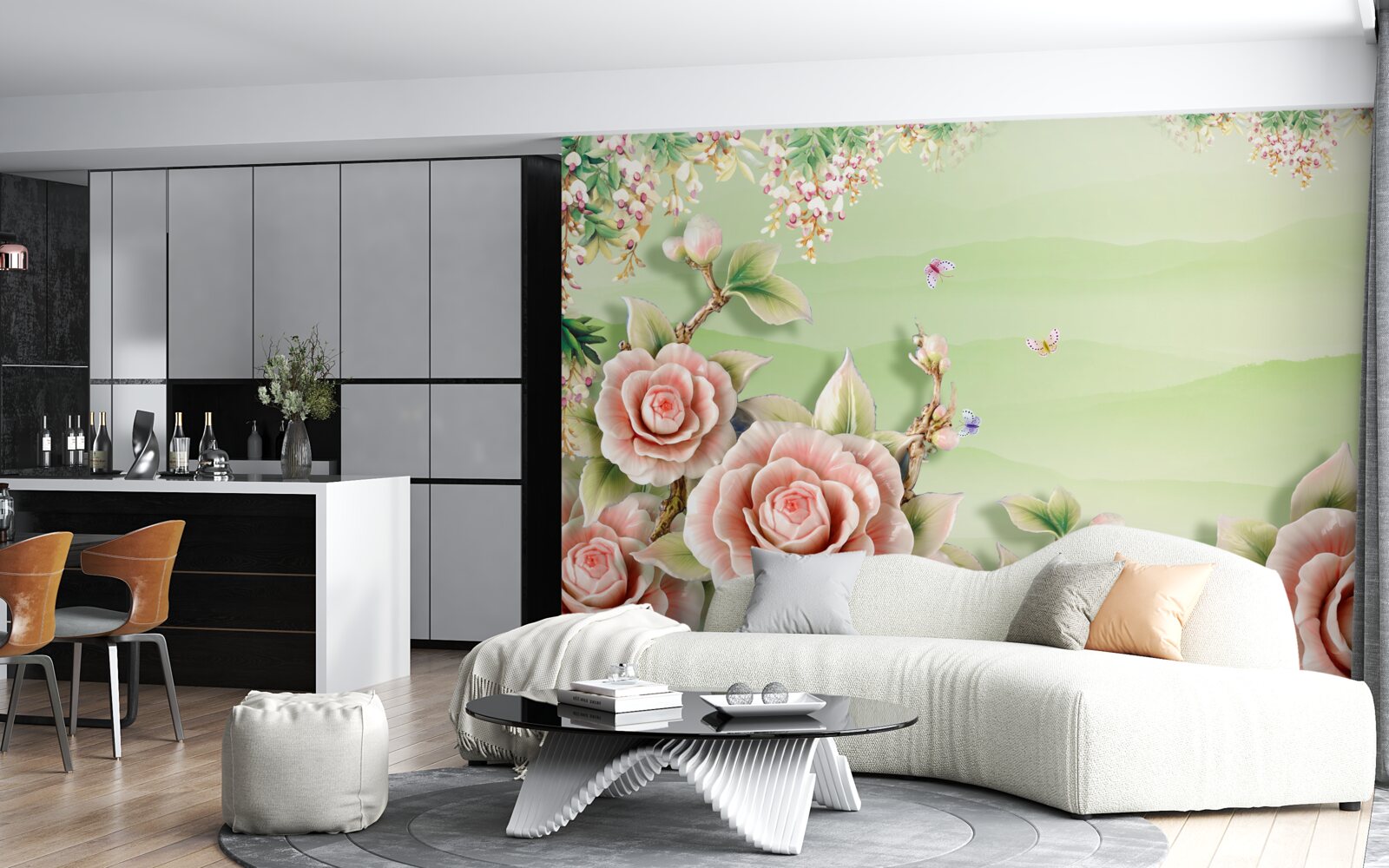 Fototapeta nádherné porcelánové ruže