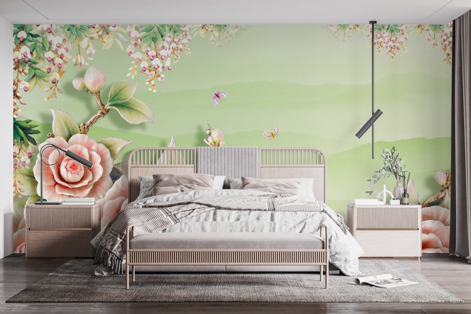 Fototapeta nádherné porcelánové ruže