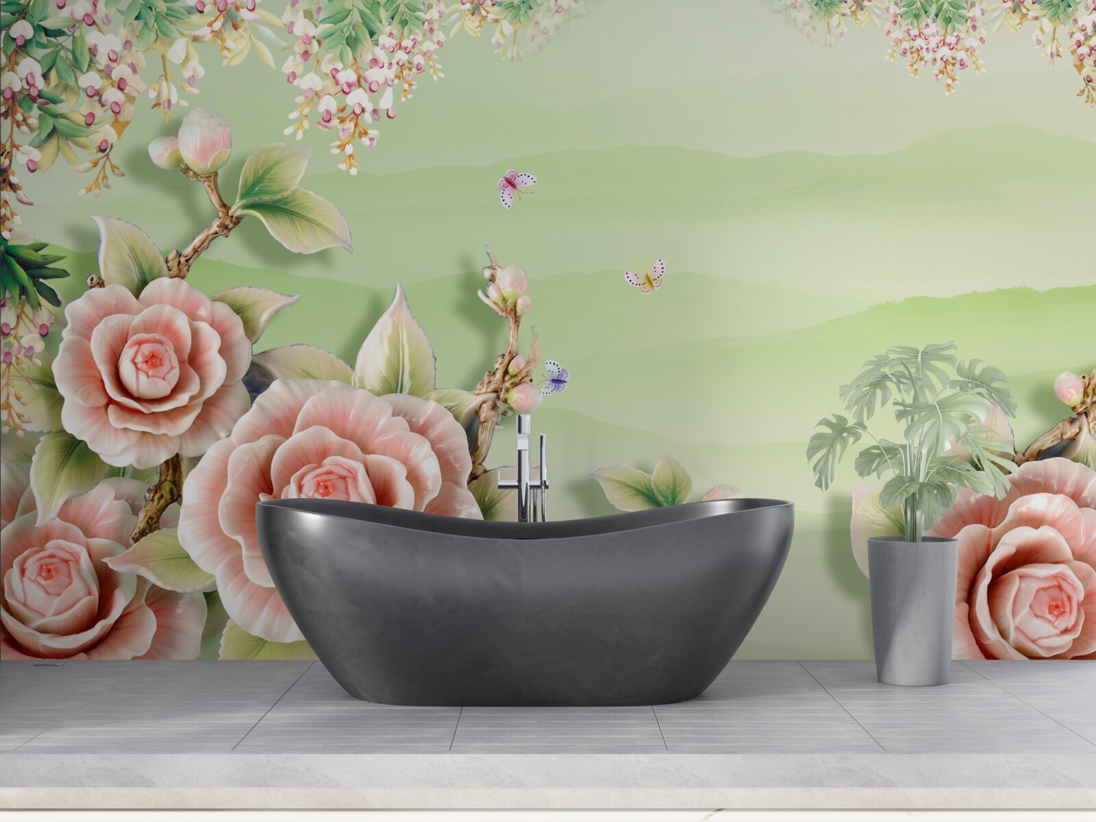 Fototapeta nádherné porcelánové ruže